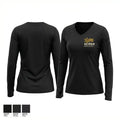 Genesee County Sheriff 82859472 Women's Long Sleeve V-neck Shirt - 1