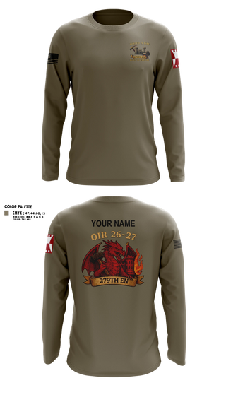 Long Sleeve Performance Shirt, Custom, Army, Teamtime, Team time, sublimation, custom sports apparel, team uniforms, spirit wear, spiritwear, sports uniforms, custom shirts, team store, custom team store, fundraiser sports, apparel fundraiser