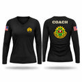 MAHC H2F Women's Long Sleeve V-neck Shirt - 1