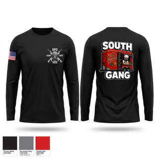 Long Sleeve Performance Shirt, South Gang Unit, Police, Teamtime, Team time, sublimation, custom sports apparel, team uniforms, spirit wear, spiritwear, sports uniforms, custom shirts, team store, custom team store, fundraiser sports, apparel fundraiser