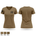 7458th MORU 59086770 Women's Short Sleeve V-neck Shirt - 1