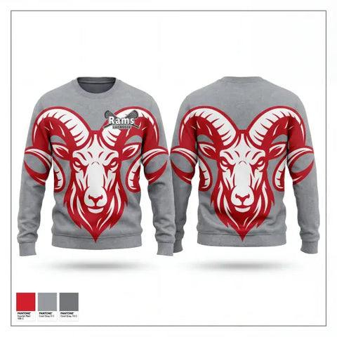 Crew Neck Sweatshirt, Suitland High School Lacrosse, Men's Lacrosse, Teamtime, Team time, sublimation, custom sports apparel, team uniforms, spirit wear, spiritwear, sports uniforms, custom shirts, team store, custom team store, fundraiser sports, apparel fundraiser