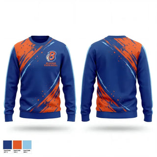 Crew Neck Sweatshirt, Mid-Michigan Beavers Baseball, Baseball, Teamtime, Team time, sublimation, custom sports apparel, team uniforms, spirit wear, spiritwear, sports uniforms, custom shirts, team store, custom team store, fundraiser sports, apparel fundraiser