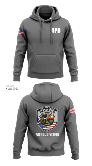 Hoodie, Alma Police Department, Police, Teamtime, Team time, sublimation, custom sports apparel, team uniforms, spirit wear, spiritwear, sports uniforms, custom shirts, team store, custom team store, fundraiser sports, apparel fundraiser