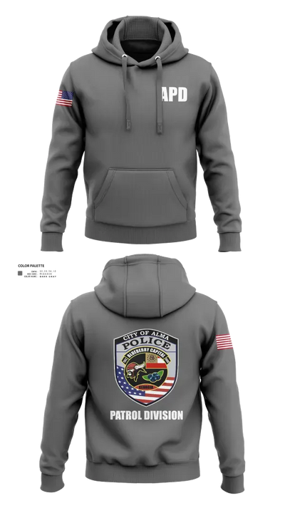 Alma Police Department 36149502 Hoodie - 21