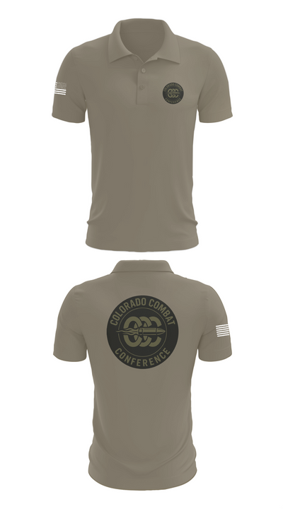 Colorado Combat Conference 90728248 Short Sleeve Performance Polo - 64