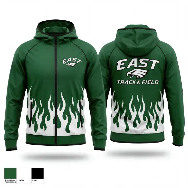 Windbreaker, East Henderson High School, Track & Field, Teamtime, Team time, sublimation, custom sports apparel, team uniforms, spirit wear, spiritwear, sports uniforms, custom shirts, team store, custom team store, fundraiser sports, apparel fundraiser