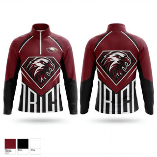 Quarter Zip Jacket, Huntsville Lady Eagles, Softball, Teamtime, Team time, sublimation, custom sports apparel, team uniforms, spirit wear, spiritwear, sports uniforms, custom shirts, team store, custom team store, fundraiser sports, apparel fundraiser