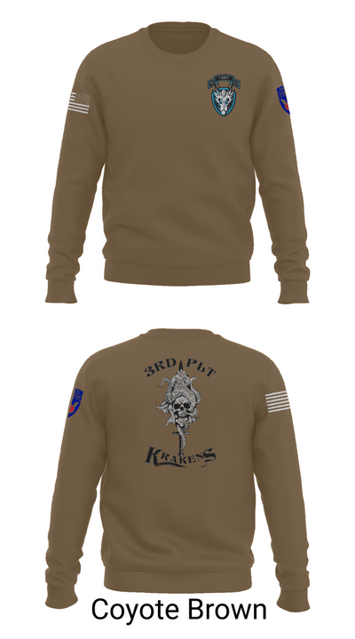95th cbrn 3rd plt Crew Neck Sweatshirt - 5