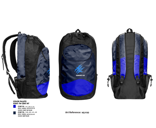 Gear Bag, Kennandy Hze, Track & Field, Teamtime, Team time, sublimation, custom sports apparel, team uniforms, spirit wear, spiritwear, sports uniforms, custom shirts, team store, custom team store, fundraiser sports, apparel fundraiser
