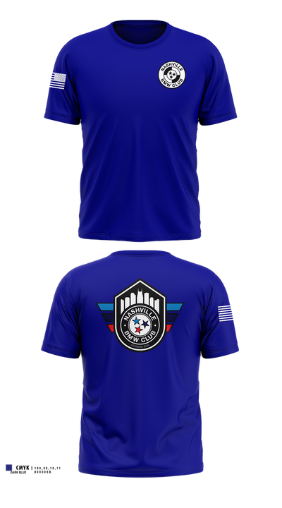 BMW Club of Nashville 77939303 Short Sleeve Performance Shirt - 1