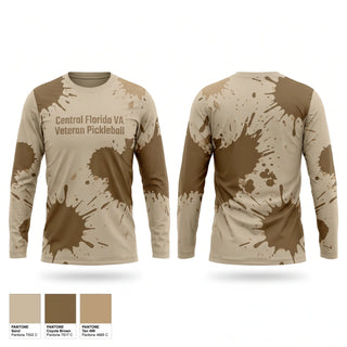Long Sleeve Performance Shirt, Central Florida VA Veteran Pickleball, , Teamtime, Team time, sublimation, custom sports apparel, team uniforms, spirit wear, spiritwear, sports uniforms, custom shirts, team store, custom team store, fundraiser sports, apparel fundraiser
