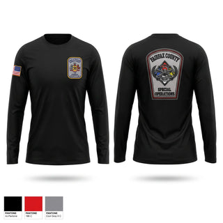 Long Sleeve Performance Shirt, Fairfax County Technical Rescue, Fire Department, Teamtime, Team time, sublimation, custom sports apparel, team uniforms, spirit wear, spiritwear, sports uniforms, custom shirts, team store, custom team store, fundraiser sports, apparel fundraiser