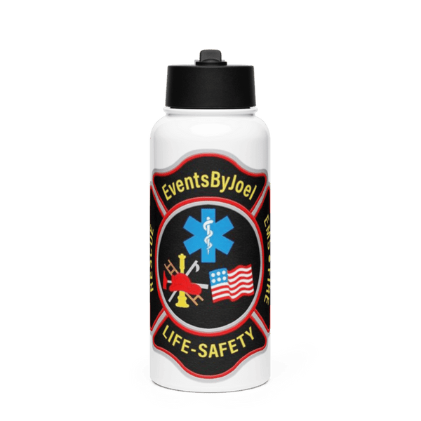 Lone Star Disc 56018571 Stainless Steel Water Bottle with a Straw Lid