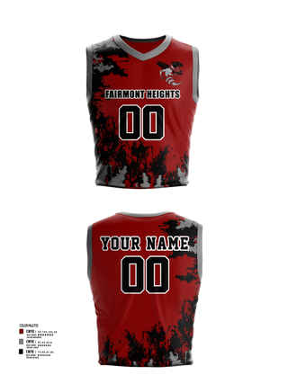 Mens Basketball Jersey, Fairmont Heights High School Basketball, Men's Basketball, Teamtime, Team time, sublimation, custom sports apparel, team uniforms, spirit wear, spiritwear, sports uniforms, custom shirts, team store, custom team store, fundraiser sports, apparel fundraiser