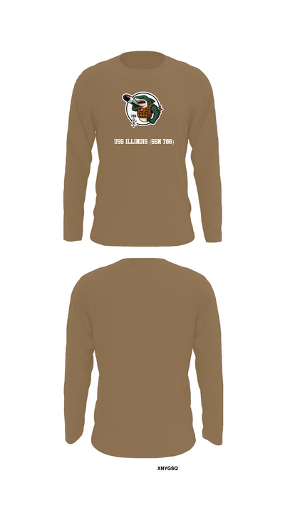 USS Illinois (SSN 786) 55868909 Long Sleeve Performance Shirt 12