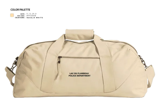 Duffle Bag, Lac du Flambeau Police Department, Police, Teamtime, Team time, sublimation, custom sports apparel, team uniforms, spirit wear, spiritwear, sports uniforms, custom shirts, team store, custom team store, fundraiser sports, apparel fundraiser