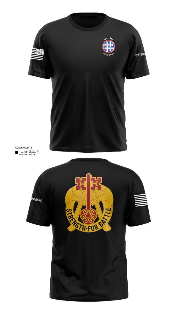Short Sleeve Performance Shirt, 373rd CSSB, Army, Teamtime, Team time, sublimation, custom sports apparel, team uniforms, spirit wear, spiritwear, sports uniforms, custom shirts, team store, custom team store, fundraiser sports, apparel fundraiser