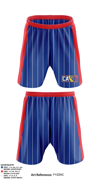 California District 17 Little League 63083177 Athletic Shorts With Pockets - 21