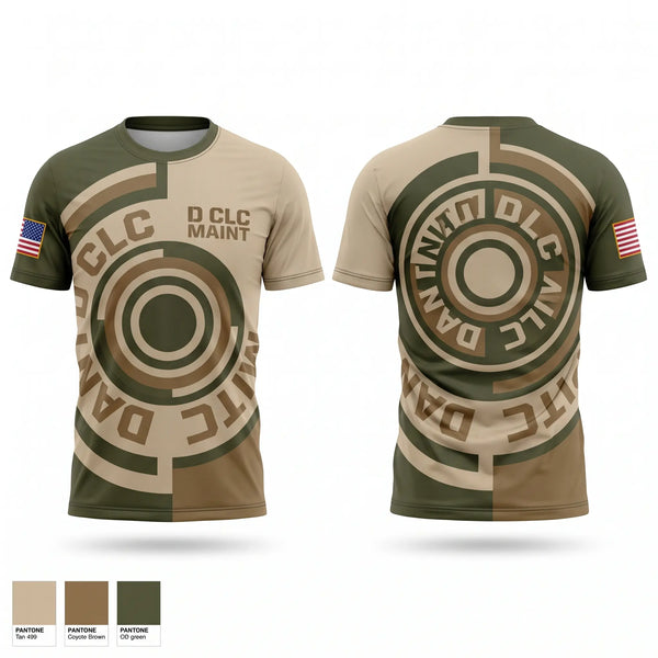 Short Sleeve Performance Shirt, D CLC MAINT, Army, Teamtime, Team time, sublimation, custom sports apparel, team uniforms, spirit wear, spiritwear, sports uniforms, custom shirts, team store, custom team store, fundraiser sports, apparel fundraiser