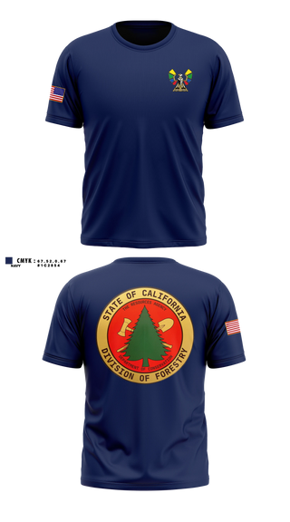 Short Sleeve Performance Shirt, CALFIRE Rainbow Fire Center, Fire Department, Teamtime, Team time, sublimation, custom sports apparel, team uniforms, spirit wear, spiritwear, sports uniforms, custom shirts, team store, custom team store, fundraiser sports, apparel fundraiser