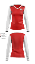 Pro-Lux Tile & Stone 24585355 Women's Long Sleeve V-neck Shirt - 21