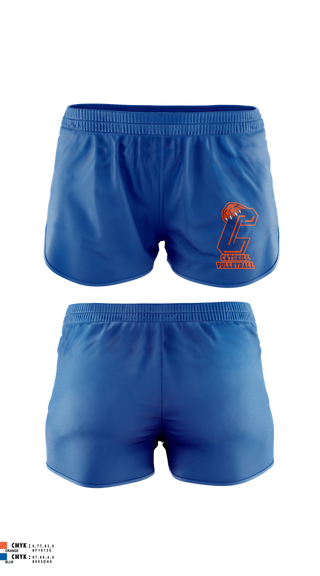 Womens Shorts, Catskill Volleyball, Women's Volleyball, Teamtime, Team time, sublimation, custom sports apparel, team uniforms, spirit wear, spiritwear, sports uniforms, custom shirts, team store, custom team store, fundraiser sports, apparel fundraiser