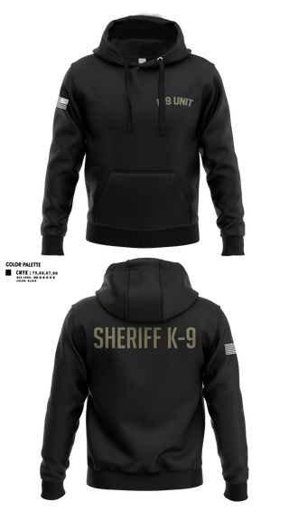 Hoodie, Williamson County K-9 Unit, Police, Teamtime, Team time, sublimation, custom sports apparel, team uniforms, spirit wear, spiritwear, sports uniforms, custom shirts, team store, custom team store, fundraiser sports, apparel fundraiser