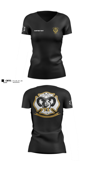 Womens Short Sleeve Vneck Shirt, Sparta Fire/Rescue, Fire Department, Teamtime, Team time, sublimation, custom sports apparel, team uniforms, spirit wear, spiritwear, sports uniforms, custom shirts, team store, custom team store, fundraiser sports, apparel fundraiser
