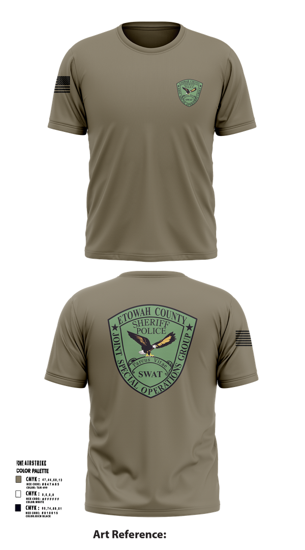 Short Sleeve Performance Shirt, Etowah County JSOG, , Teamtime, Team time, sublimation, custom sports apparel, team uniforms, spirit wear, spiritwear, sports uniforms, custom shirts, team store, custom team store, fundraiser sports, apparel fundraiser