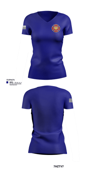 Womens Short Sleeve Vneck Shirt, Liberty, Fire Department, Teamtime, Team time, sublimation, custom sports apparel, team uniforms, spirit wear, spiritwear, sports uniforms, custom shirts, team store, custom team store, fundraiser sports, apparel fundraiser