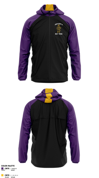 Windbreaker, Indianola Mat Tribe, Wrestling, Teamtime, Team time, sublimation, custom sports apparel, team uniforms, spirit wear, spiritwear, sports uniforms, custom shirts, team store, custom team store, fundraiser sports, apparel fundraiser