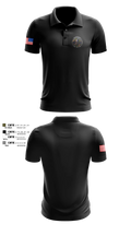 Major Theft Task Force Long Sleeve Performance Polo - 100