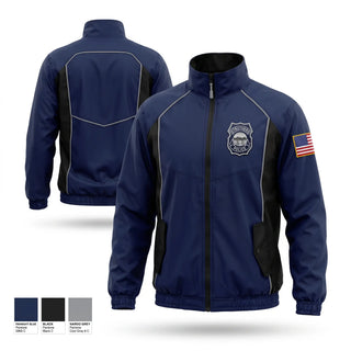 Windbreaker, Struthers Police Department, Police, Teamtime, Team time, sublimation, custom sports apparel, team uniforms, spirit wear, spiritwear, sports uniforms, custom shirts, team store, custom team store, fundraiser sports, apparel fundraiser