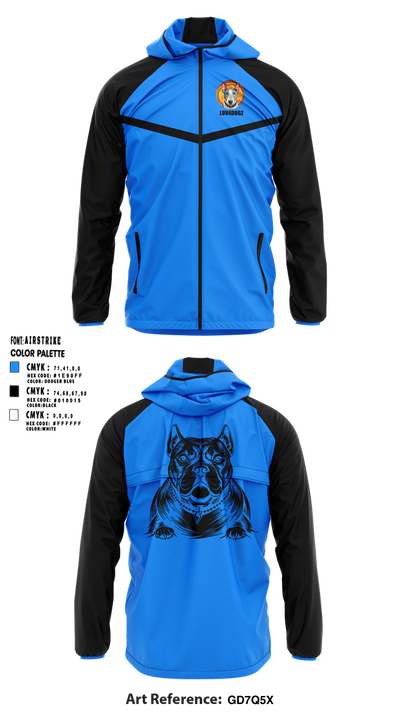 LUV4DOGZ Windbreaker - 1