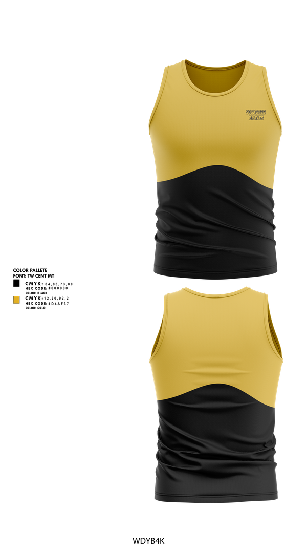 Tank Top, Socastee Braves, Track & Field, Teamtime, Team time, sublimation, custom sports apparel, team uniforms, spirit wear, spiritwear, sports uniforms, custom shirts, team store, custom team store, fundraiser sports, apparel fundraiser