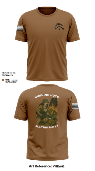 Short Sleeve Performance Shirt, 3 303rd B TRP, , Teamtime, Team time, sublimation, custom sports apparel, team uniforms, spirit wear, spiritwear, sports uniforms, custom shirts, team store, custom team store, fundraiser sports, apparel fundraiser