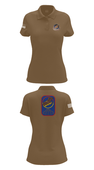 Womens Short Sleeve Performance Polo, 100th Missile Defense Brigade, , Teamtime, Team time, sublimation, custom sports apparel, team uniforms, spirit wear, spiritwear, sports uniforms, custom shirts, team store, custom team store, fundraiser sports, apparel fundraiser