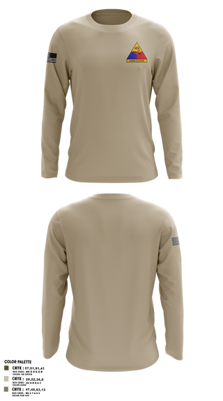 Long Sleeve Performance Shirt, 49th Armored, , Teamtime, Team time, sublimation, custom sports apparel, team uniforms, spirit wear, spiritwear, sports uniforms, custom shirts, team store, custom team store, fundraiser sports, apparel fundraiser