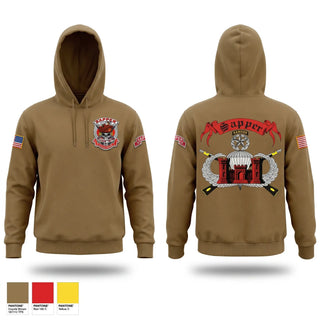 Hoodie, 541st sapper company, Army, Teamtime, Team time, sublimation, custom sports apparel, team uniforms, spirit wear, spiritwear, sports uniforms, custom shirts, team store, custom team store, fundraiser sports, apparel fundraiser