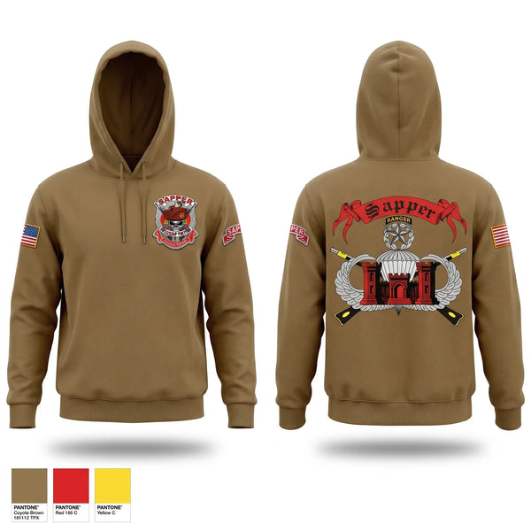 Hoodie, 541st sapper company, Army, Teamtime, Team time, sublimation, custom sports apparel, team uniforms, spirit wear, spiritwear, sports uniforms, custom shirts, team store, custom team store, fundraiser sports, apparel fundraiser