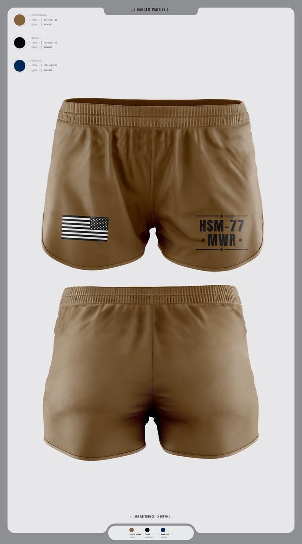 Ranger Panties, HSM-77 MWR, , Teamtime, Team time, sublimation, custom sports apparel, team uniforms, spirit wear, spiritwear, sports uniforms, custom shirts, team store, custom team store, fundraiser sports, apparel fundraiser