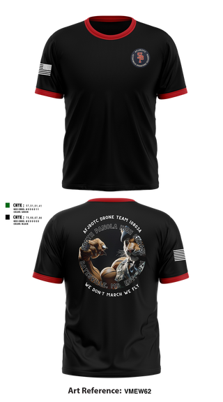 Short Sleeve Performance Shirt, AFJROTC MS-081 DRONE TEAM, , Teamtime, Team time, sublimation, custom sports apparel, team uniforms, spirit wear, spiritwear, sports uniforms, custom shirts, team store, custom team store, fundraiser sports, apparel fundraiser