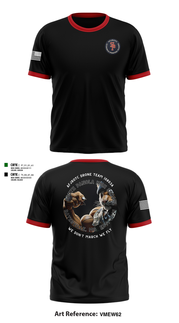 Short Sleeve Performance Shirt, AFJROTC MS-081 DRONE TEAM, , Teamtime, Team time, sublimation, custom sports apparel, team uniforms, spirit wear, spiritwear, sports uniforms, custom shirts, team store, custom team store, fundraiser sports, apparel fundraiser