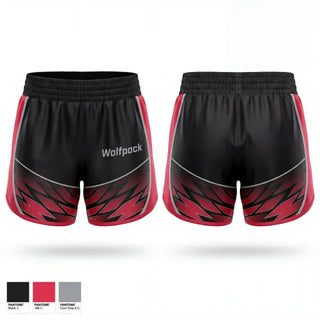 Womens Shorts, Wolfpack, Softball, Teamtime, Team time, sublimation, custom sports apparel, team uniforms, spirit wear, spiritwear, sports uniforms, custom shirts, team store, custom team store, fundraiser sports, apparel fundraiser
