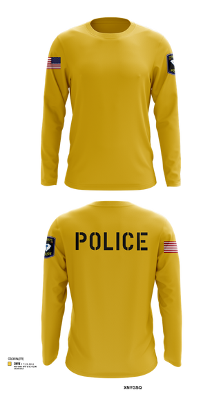 Long Sleeve Performance Shirt, New Ellenton Police Department, Police, Teamtime, Team time, sublimation, custom sports apparel, team uniforms, spirit wear, spiritwear, sports uniforms, custom shirts, team store, custom team store, fundraiser sports, apparel fundraiser