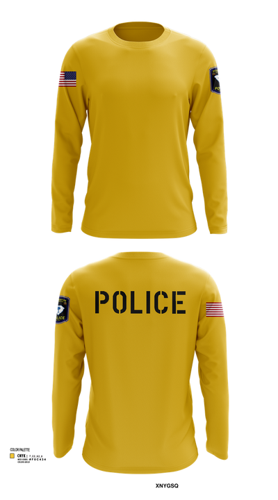 New Ellenton Police Department 612730 Long Sleeve Performance Shirt 5