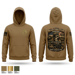 Hoodie, 417th Quartermaster Company, Army, Teamtime, Team time, sublimation, custom sports apparel, team uniforms, spirit wear, spiritwear, sports uniforms, custom shirts, team store, custom team store, fundraiser sports, apparel fundraiser