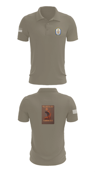 Short Sleeve Performance Polo, Uss Carter Hall, , Teamtime, Team time, sublimation, custom sports apparel, team uniforms, spirit wear, spiritwear, sports uniforms, custom shirts, team store, custom team store, fundraiser sports, apparel fundraiser