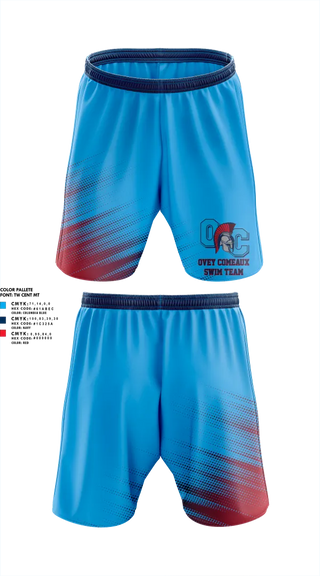 Athletic Shorts With Pockets, Ovey Comeaux Swimming, Swimming, Teamtime, Team time, sublimation, custom sports apparel, team uniforms, spirit wear, spiritwear, sports uniforms, custom shirts, team store, custom team store, fundraiser sports, apparel fundraiser